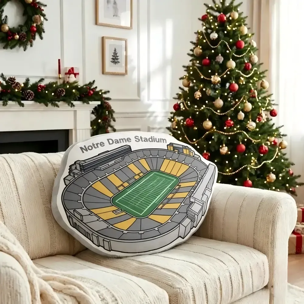 Notre Dame Stadium Plush Pillow
