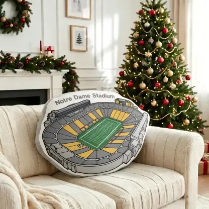 Notre Dame Stadium Plush Pillow