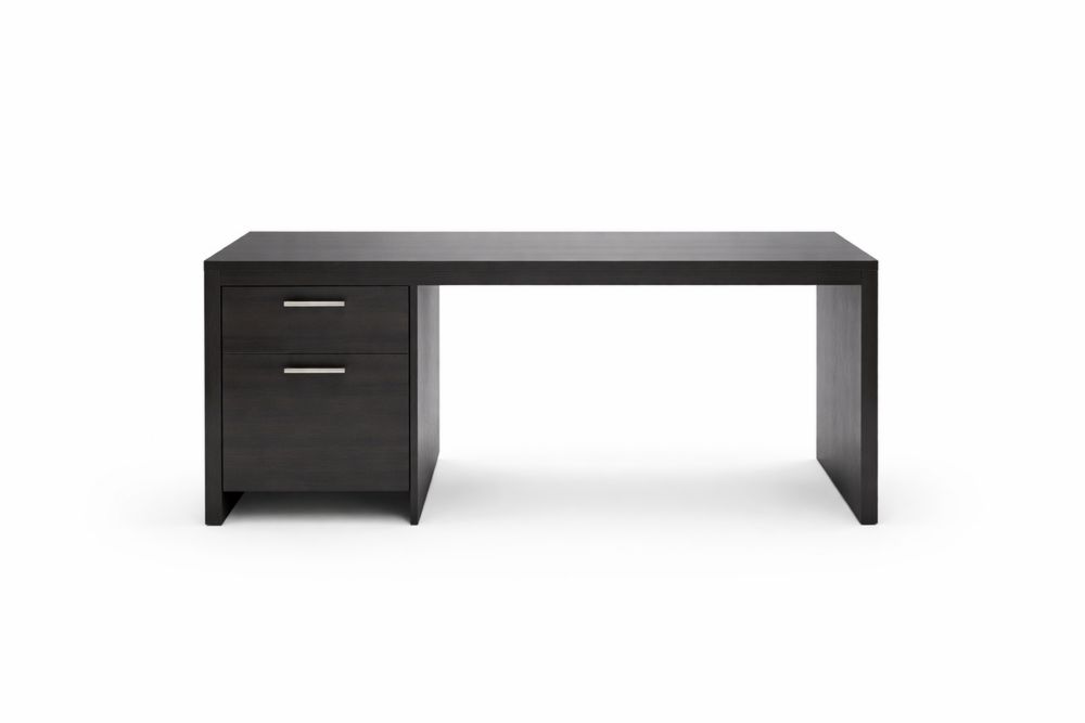 Bureau en bois rectangulaire avec tiroirs, 150x75x76 cm YH0226064