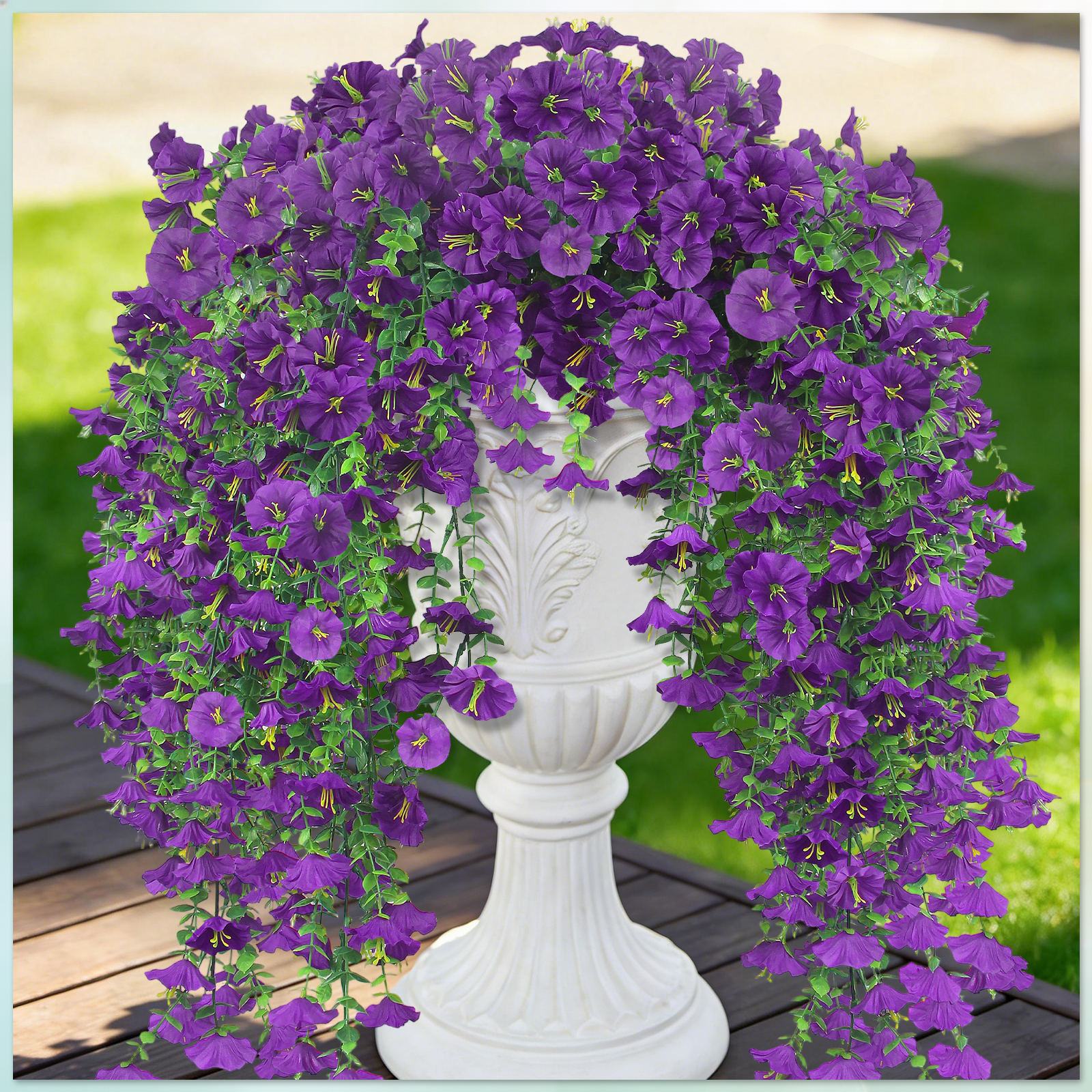 Artificial Hanging Flowers for Outdoors