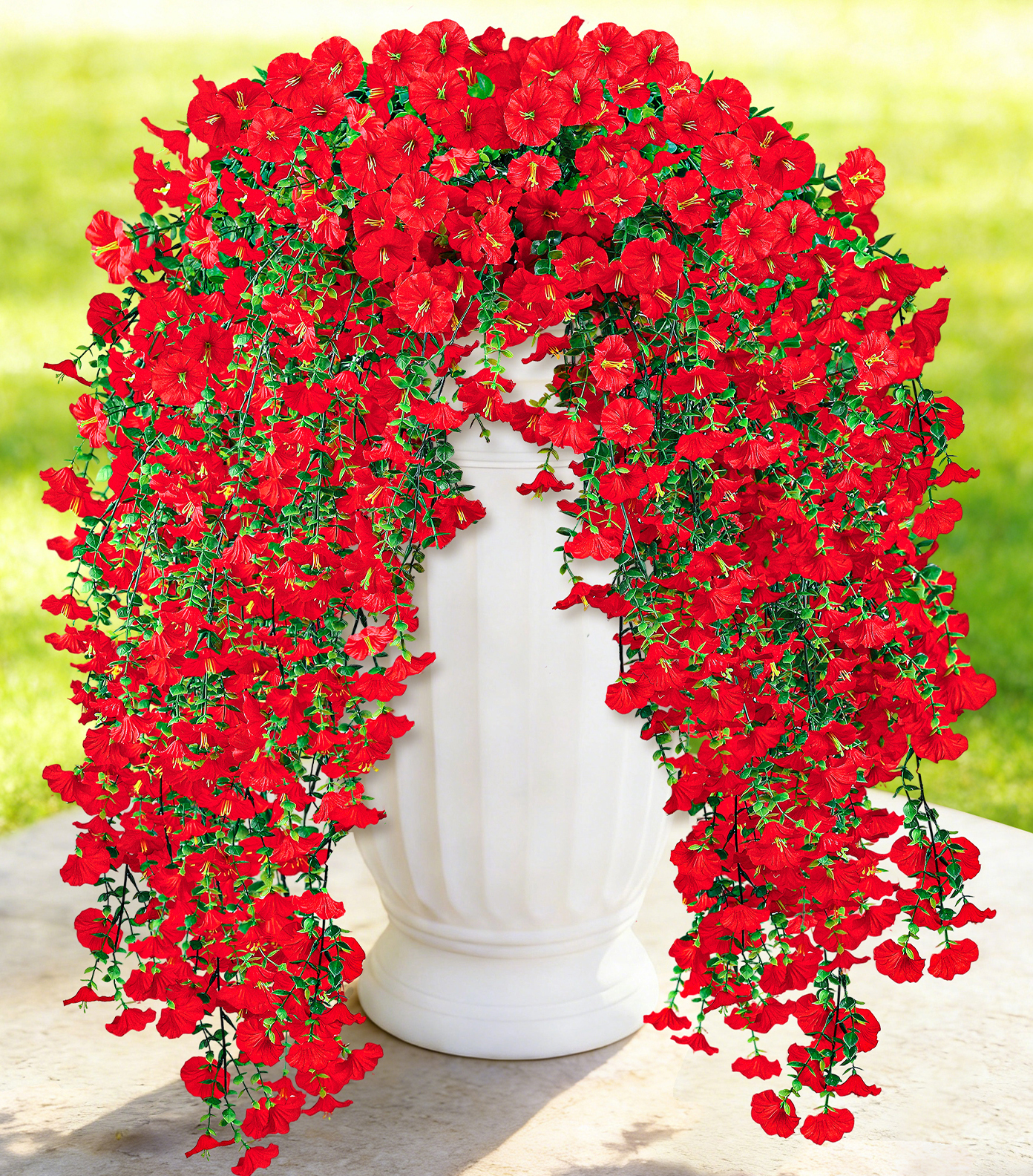 Artificial Hanging Flowers for Outdoors