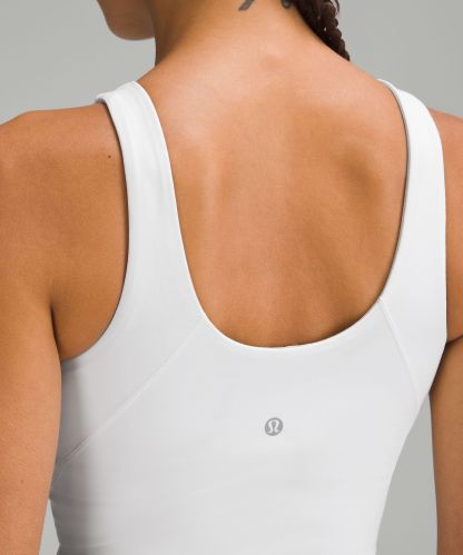 lulu Align High-Neck Tank Top Light Support