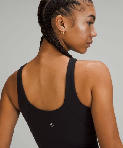 lulu Align High-Neck Tank Top Light Support