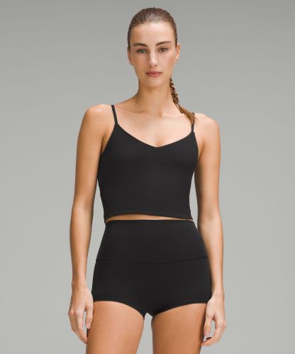 lulu Align Cropped Cami Tank Top Light Support, A/B Cup