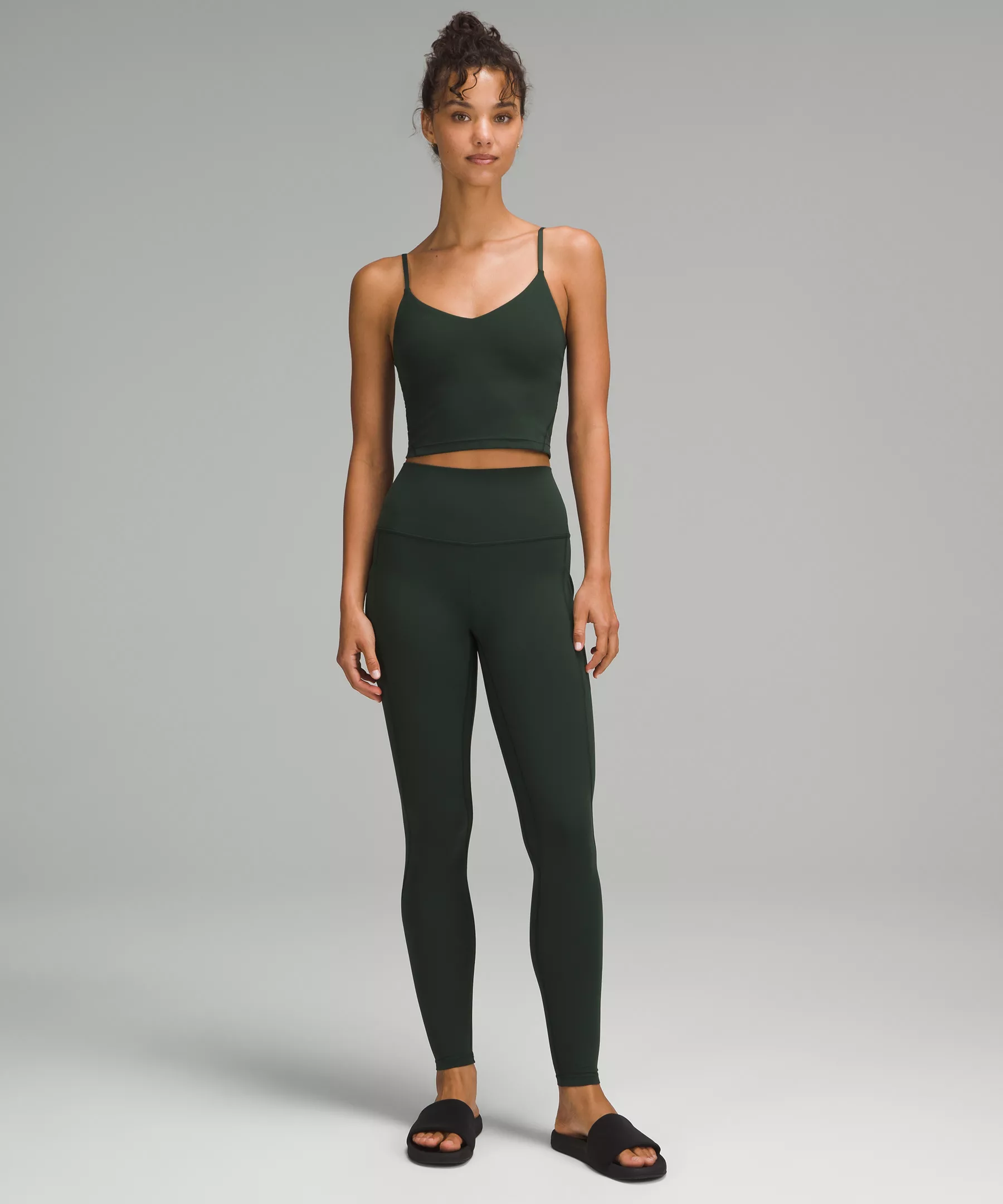 lulu Align Cropped Cami Tank Top Light Support, A/B Cup