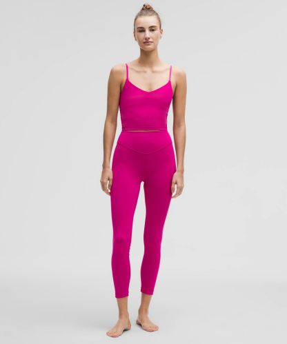 lulu Align Cropped Cami Tank Top Light Support, A/B Cup