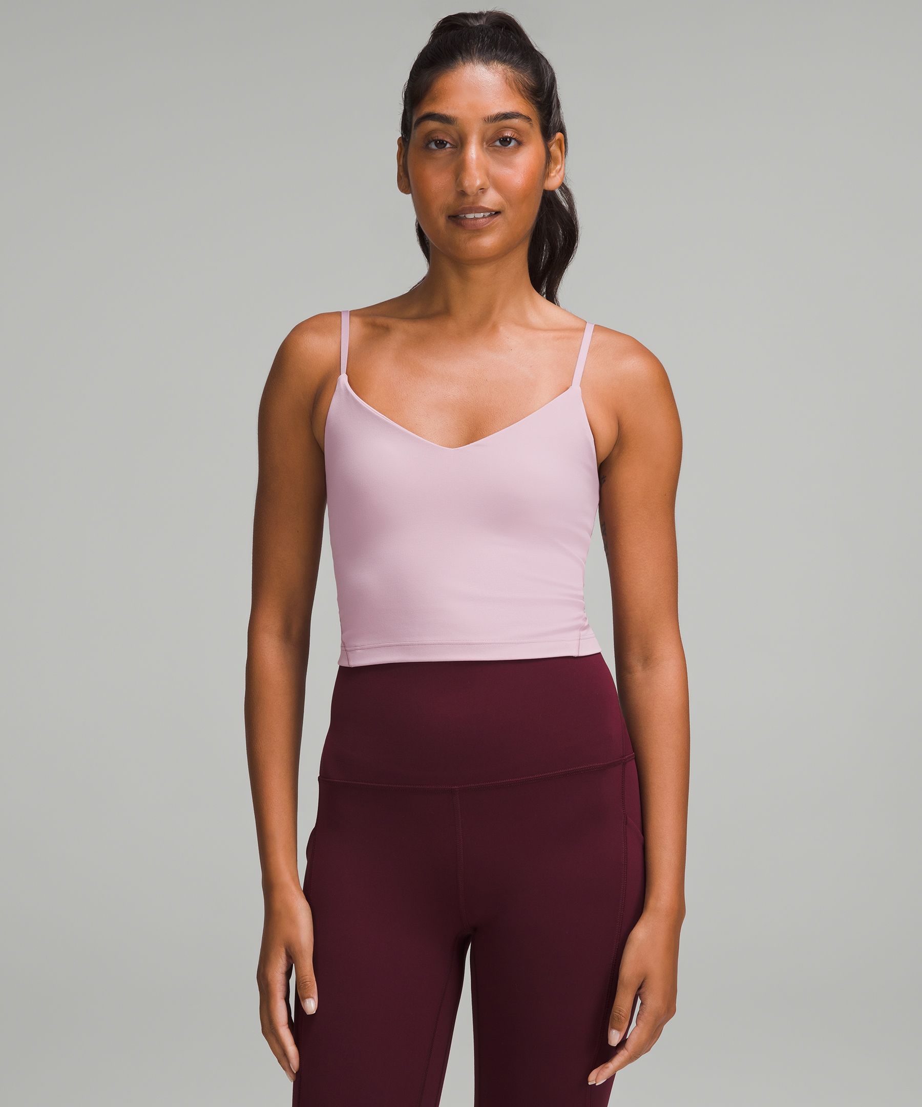lulu Align Cropped Cami Tank Top Light Support, A/B Cup