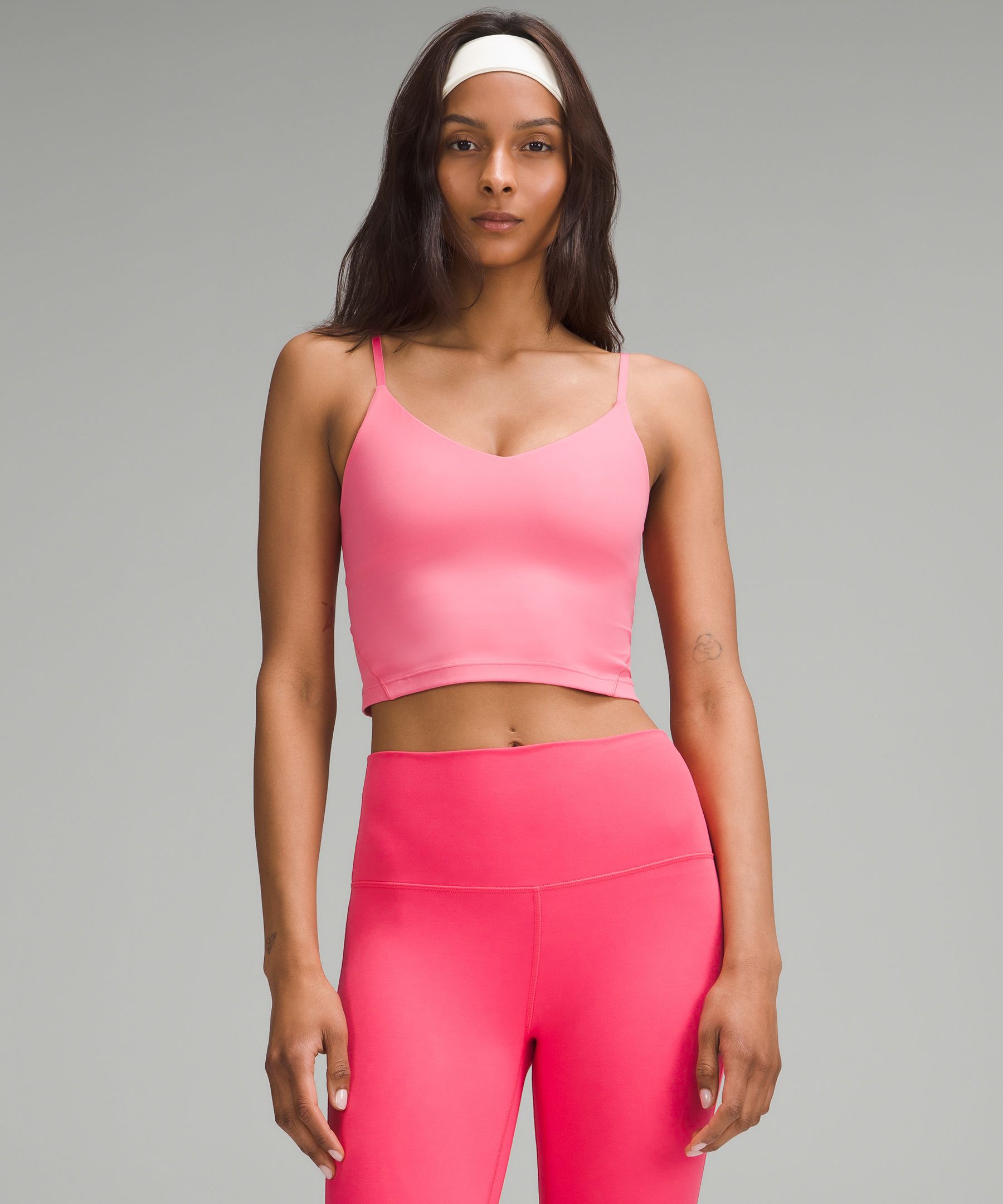 lulu Align Cropped Cami Tank Top Light Support, A/B Cup