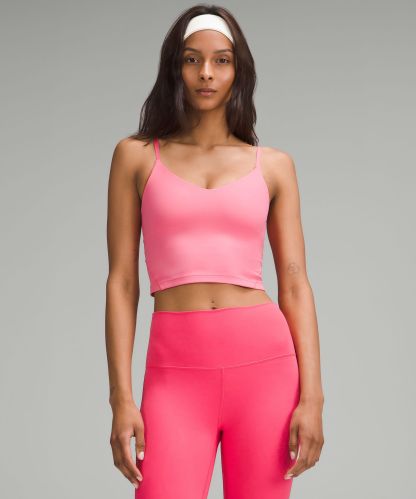lulu Align Cropped Cami Tank Top Light Support, A/B Cup