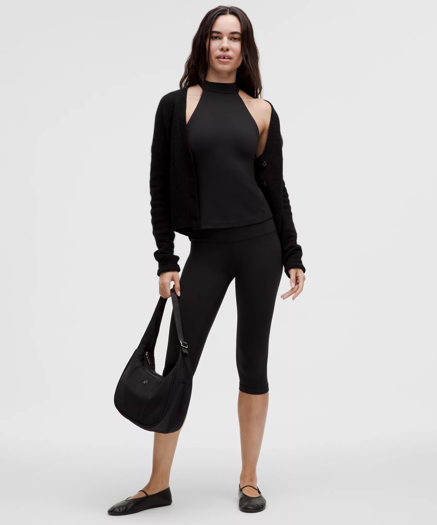 lulu Align High-Neck Halter Tank Top A/B Cup