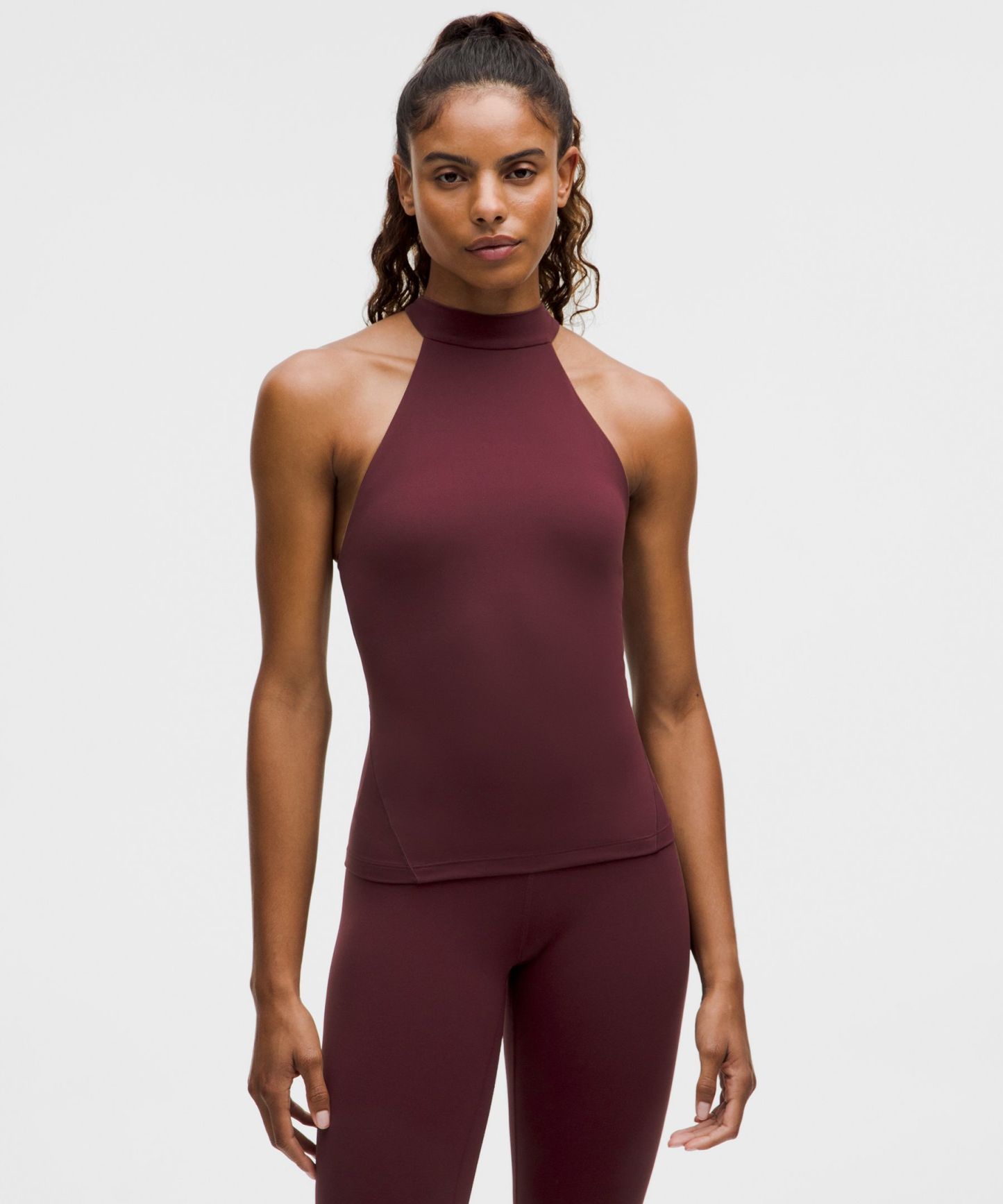 lulu Align High-Neck Halter Tank Top A/B Cup