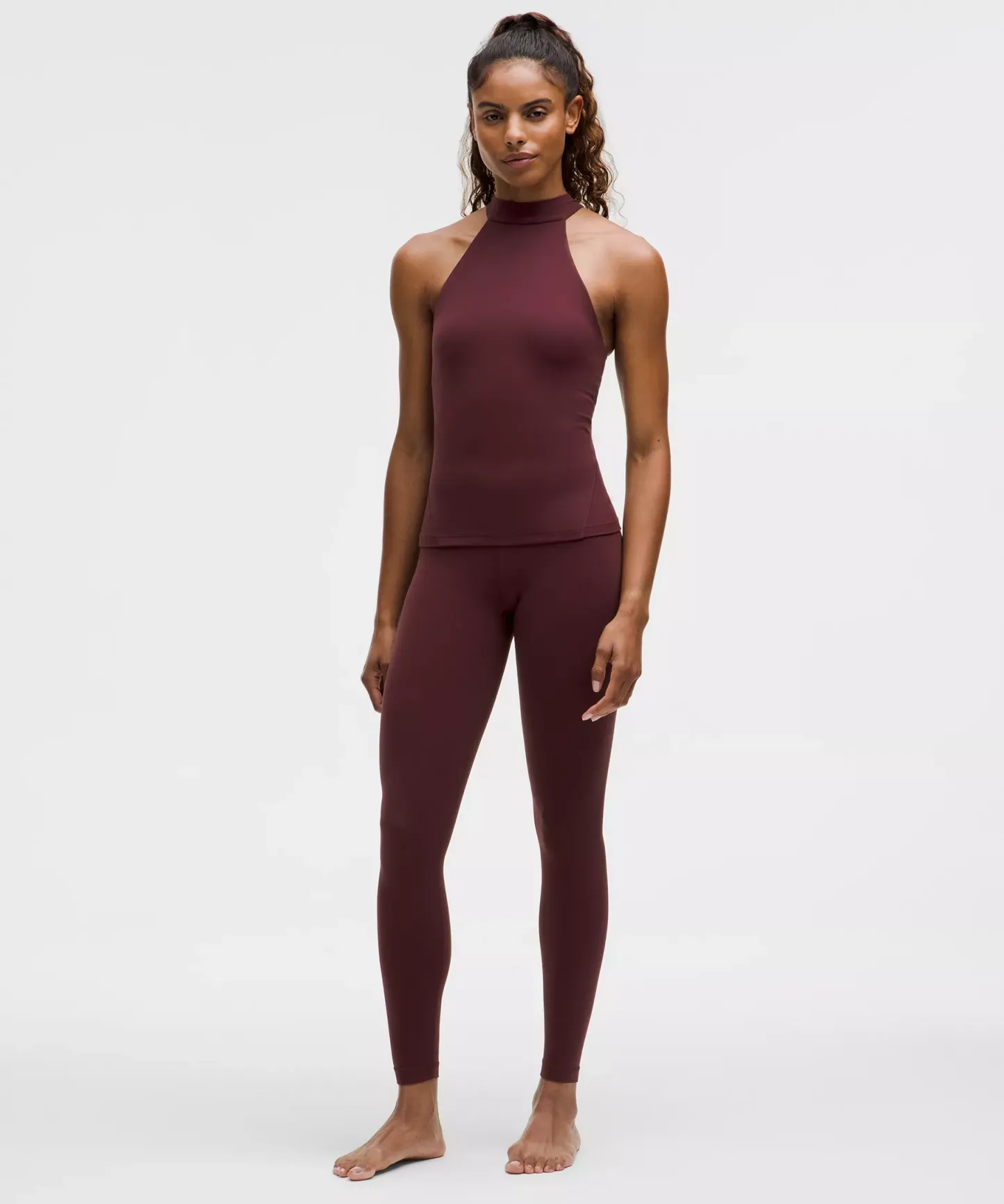 lulu Align High-Neck Halter Tank Top A/B Cup