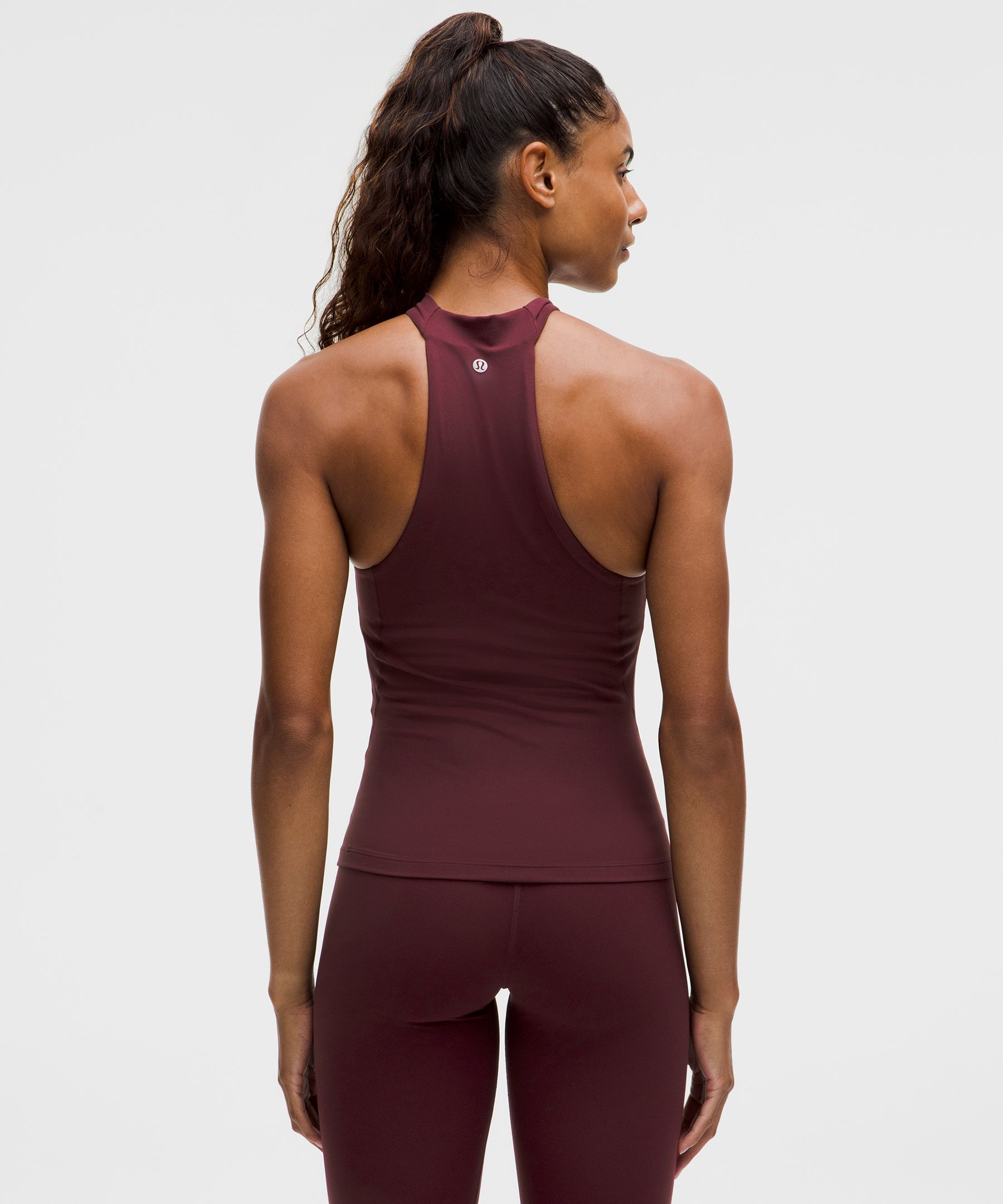 lulu Align High-Neck Halter Tank Top A/B Cup