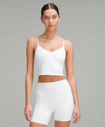 lulu Align Cropped Cami Tank Top Light Support, A/B Cup