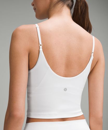lulu Align Cropped Cami Tank Top Light Support, A/B Cup