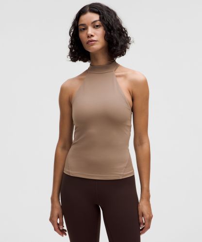 lulu Align High-Neck Halter Tank Top A/B Cup