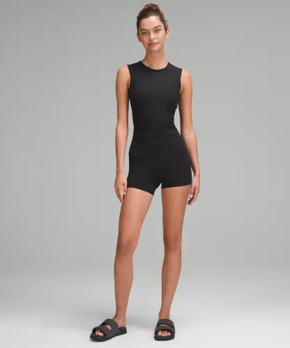 All It Takes Back-Twist Ribbed Tank Top