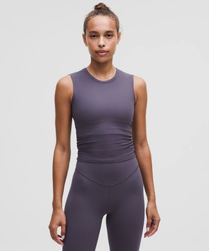 All It Takes Back-Twist Ribbed Tank Top