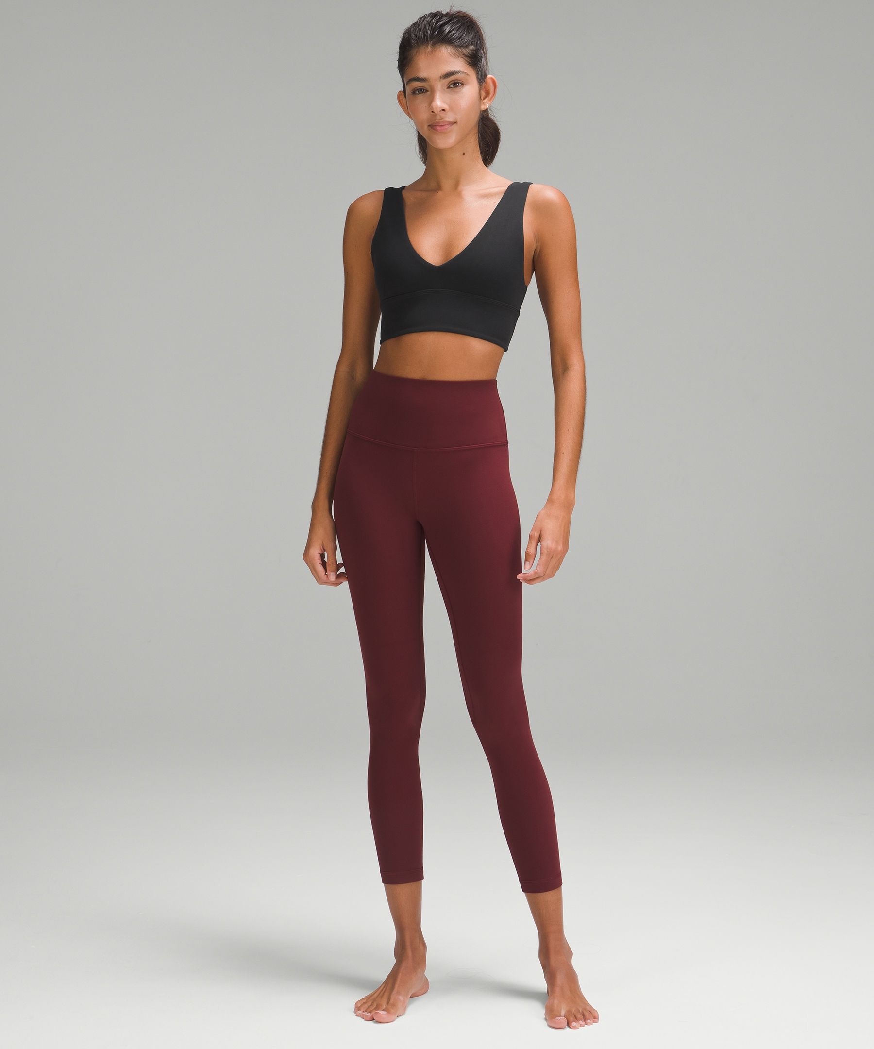 lulu Align V-Neck Bra Light Support, A/B Cup