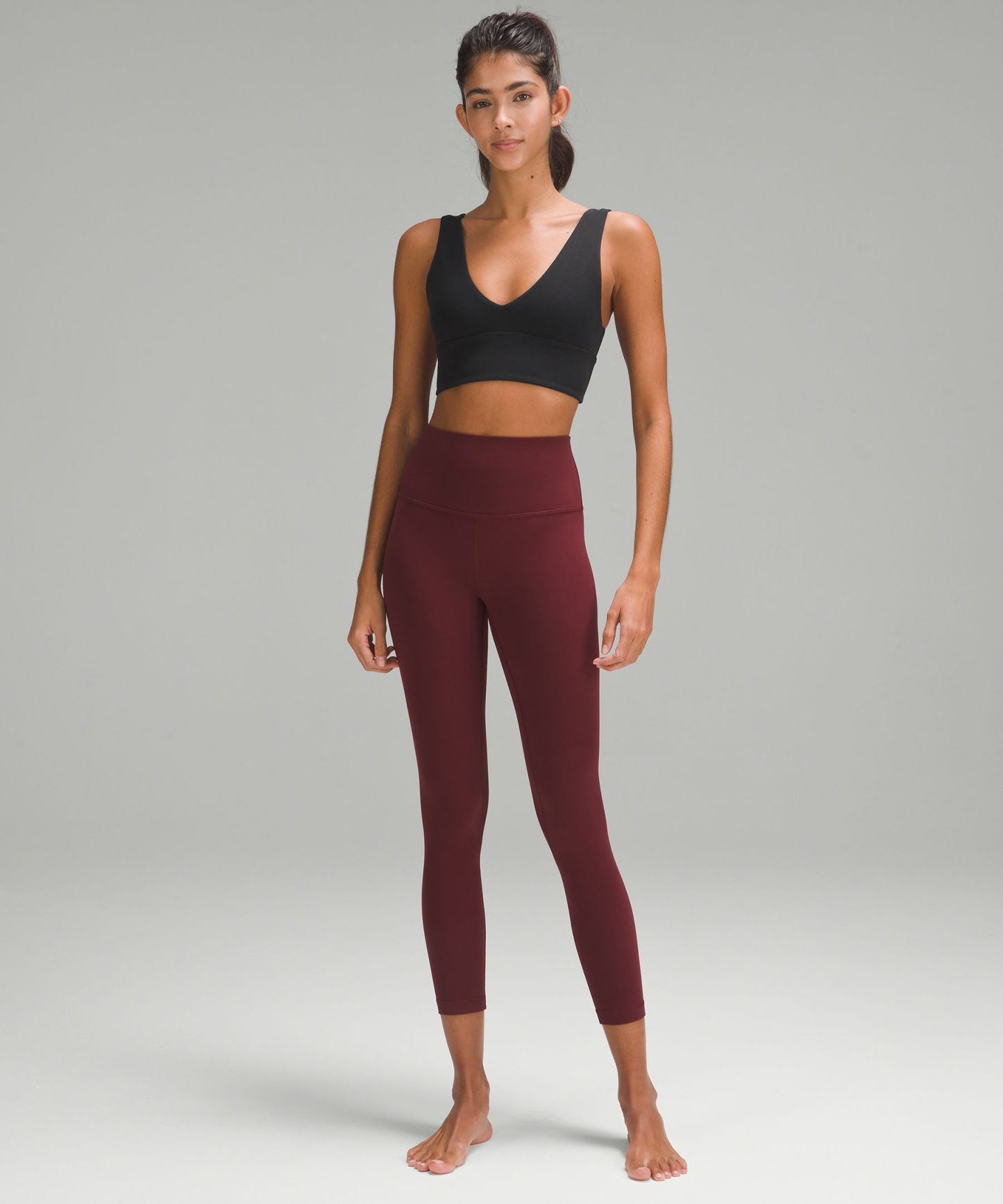 lulu Align V-Neck Bra Light Support, A/B Cup