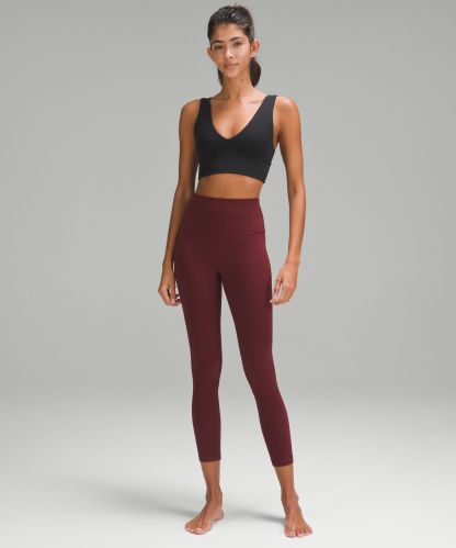 lulu Align V-Neck Bra Light Support, A/B Cup