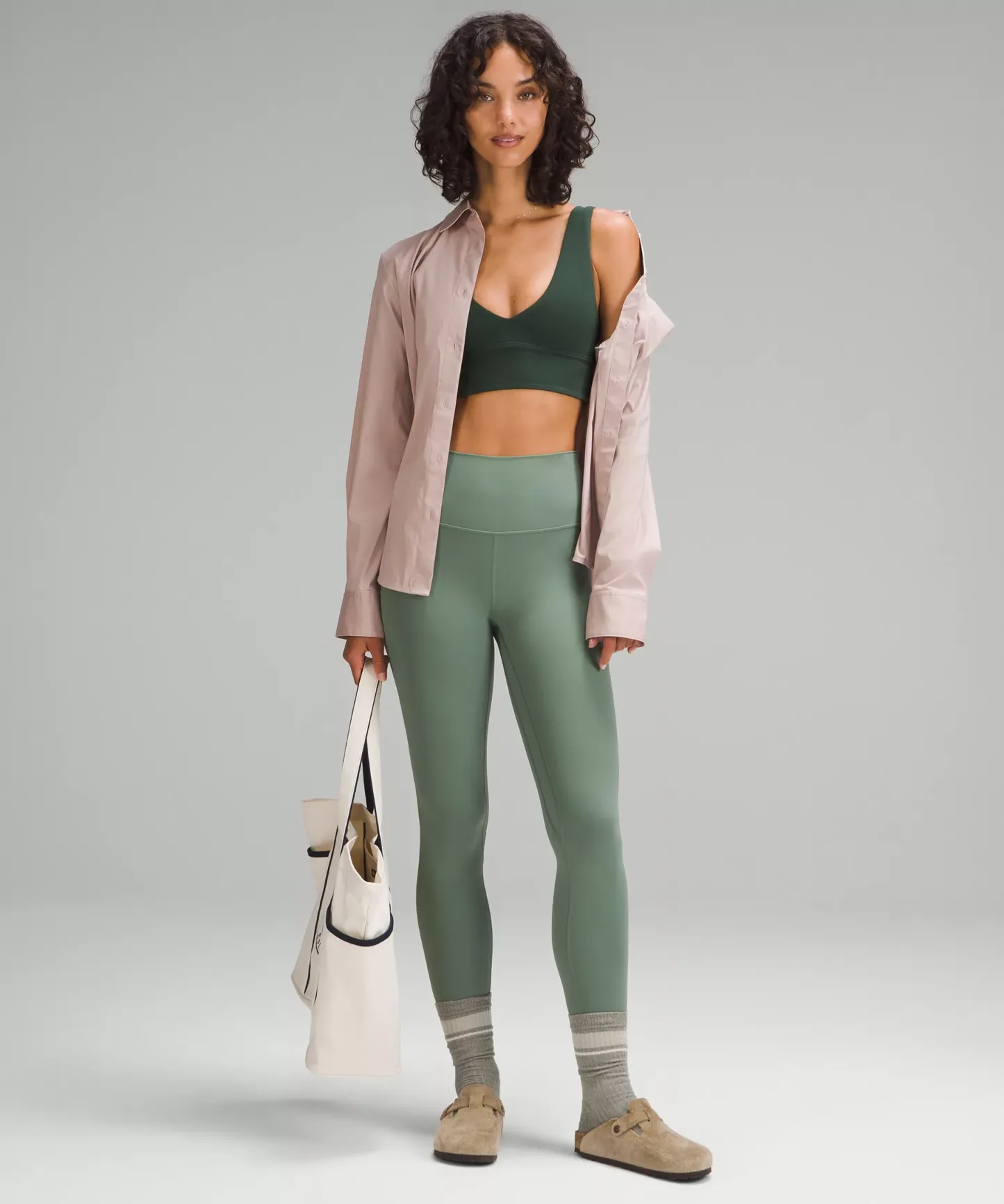 lulu Align V-Neck Bra Light Support, A/B Cup