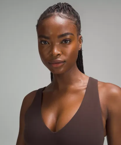 lulu Align V-Neck Bra Light Support, C/D Cup