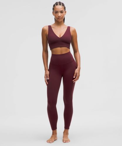 lulu Align V-Neck Bra Light Support, C/D Cup