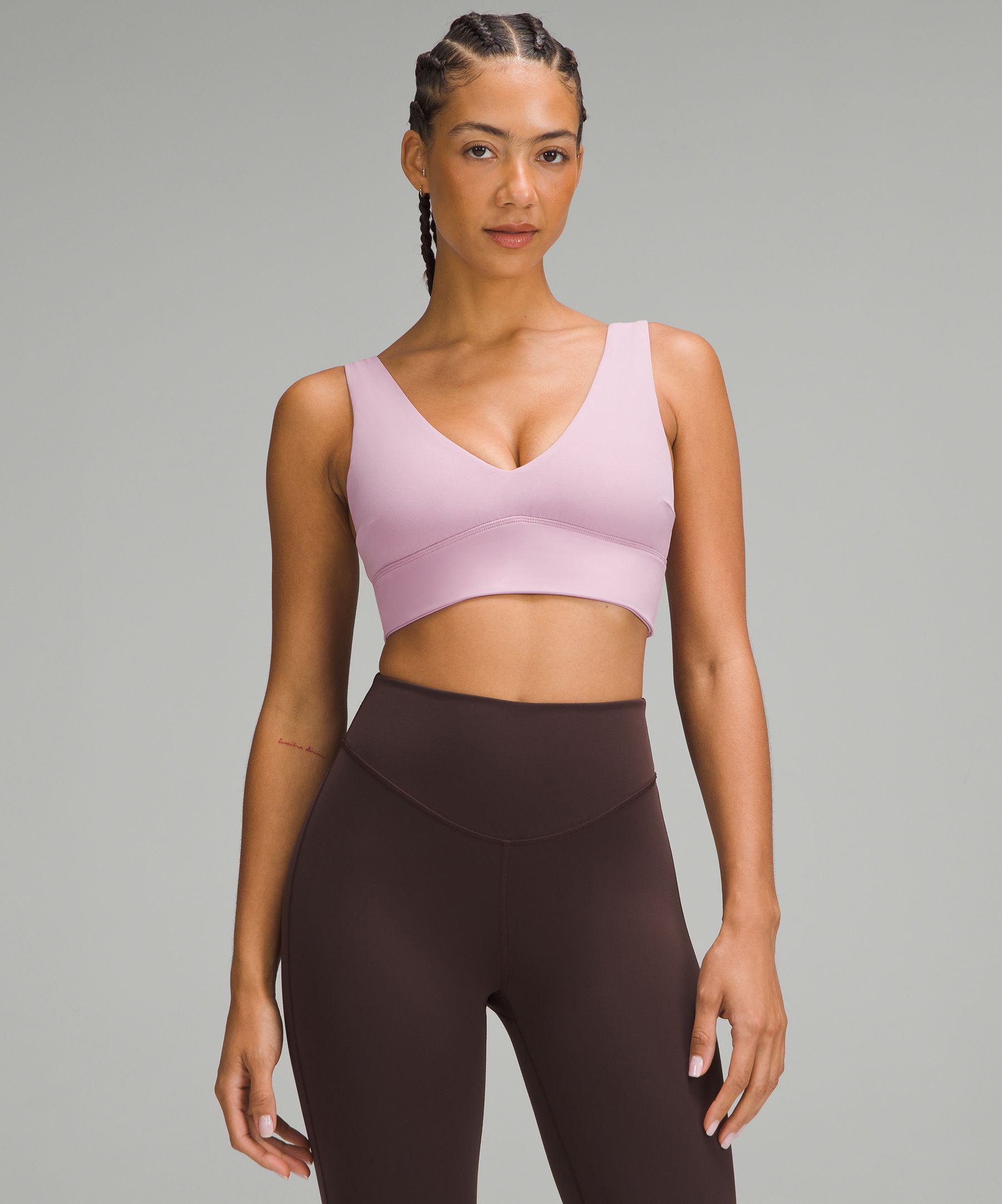 lulu Align V-Neck Bra Light Support, C/D Cup