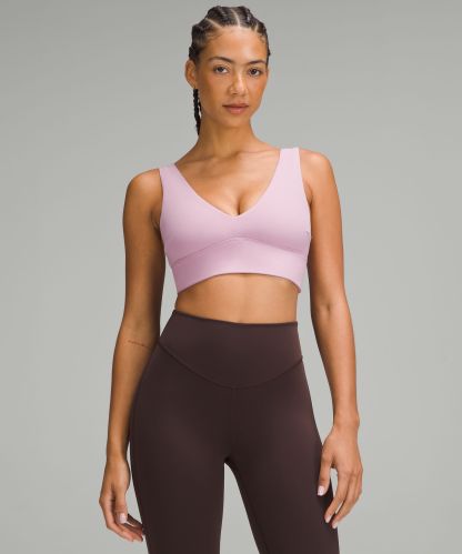 lulu Align V-Neck Bra Light Support, C/D Cup