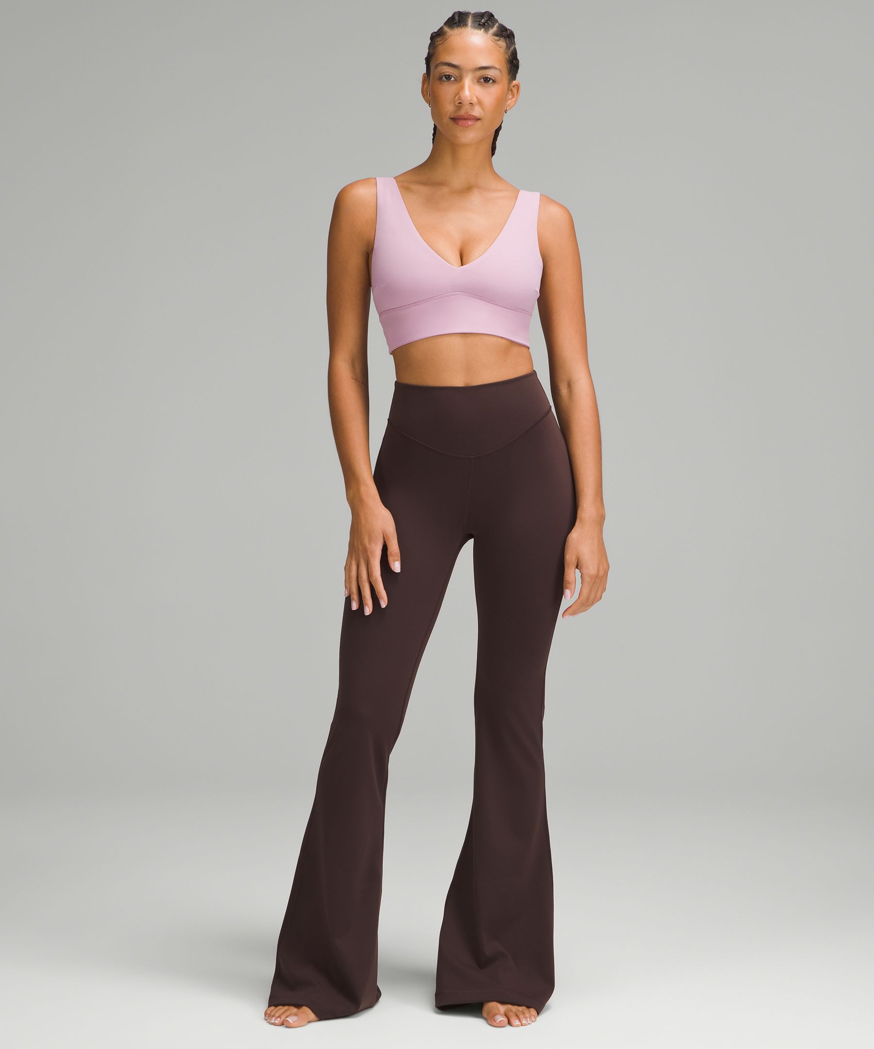 lulu Align V-Neck Bra Light Support, C/D Cup