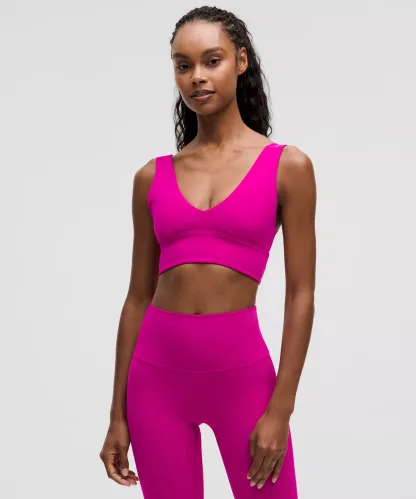 lulu Align V-Neck Bra Light Support, A/B Cup