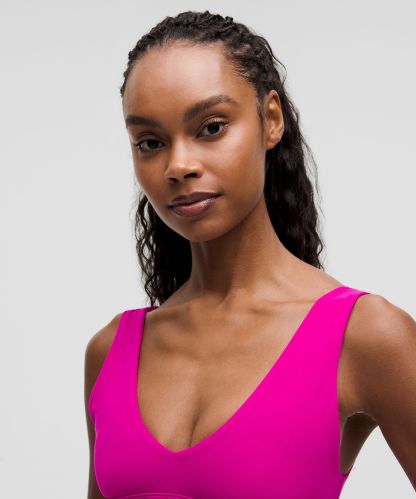 lulu Align V-Neck Bra Light Support, A/B Cup