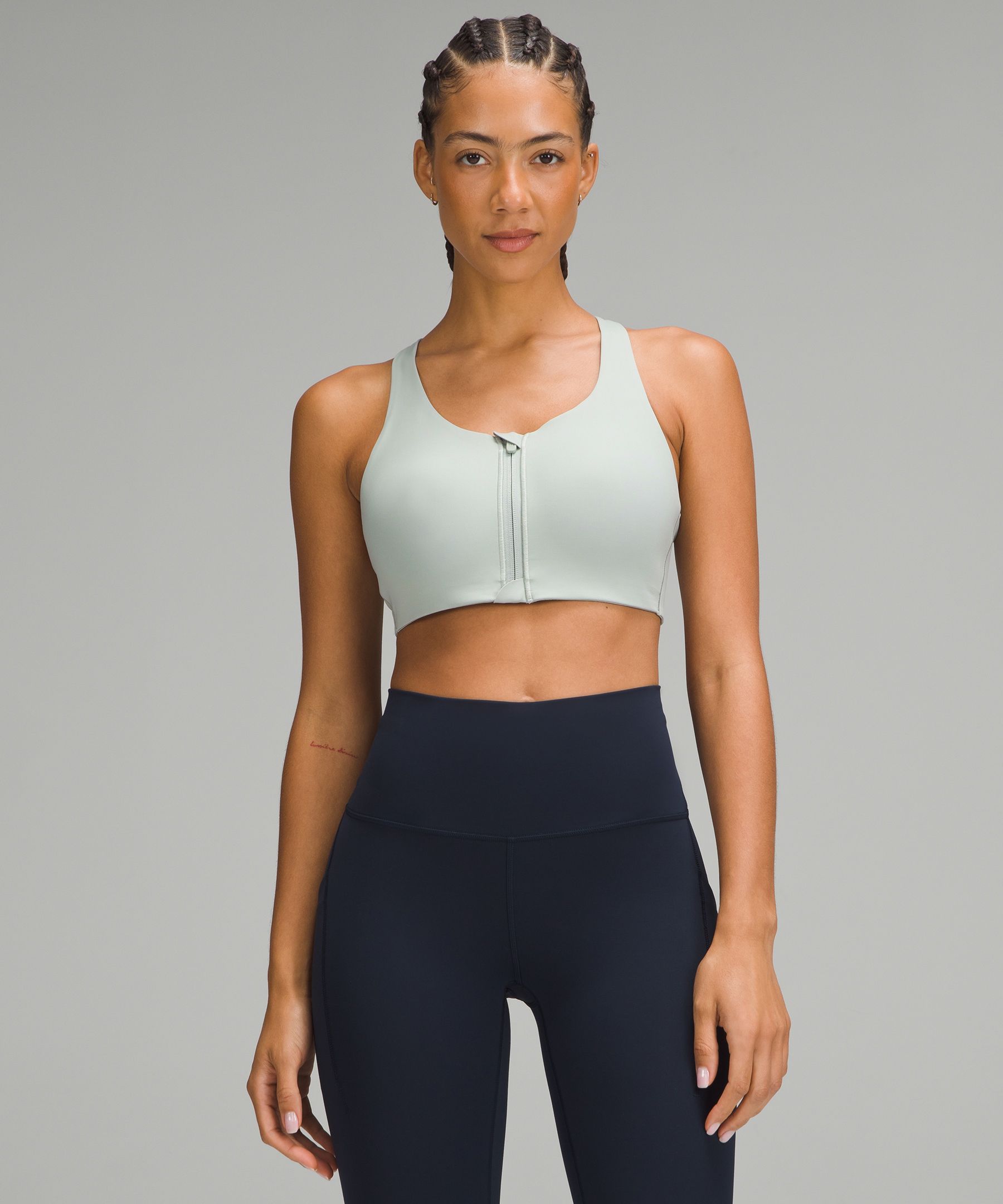 lulu Energy Zip-Front Bra High-Support