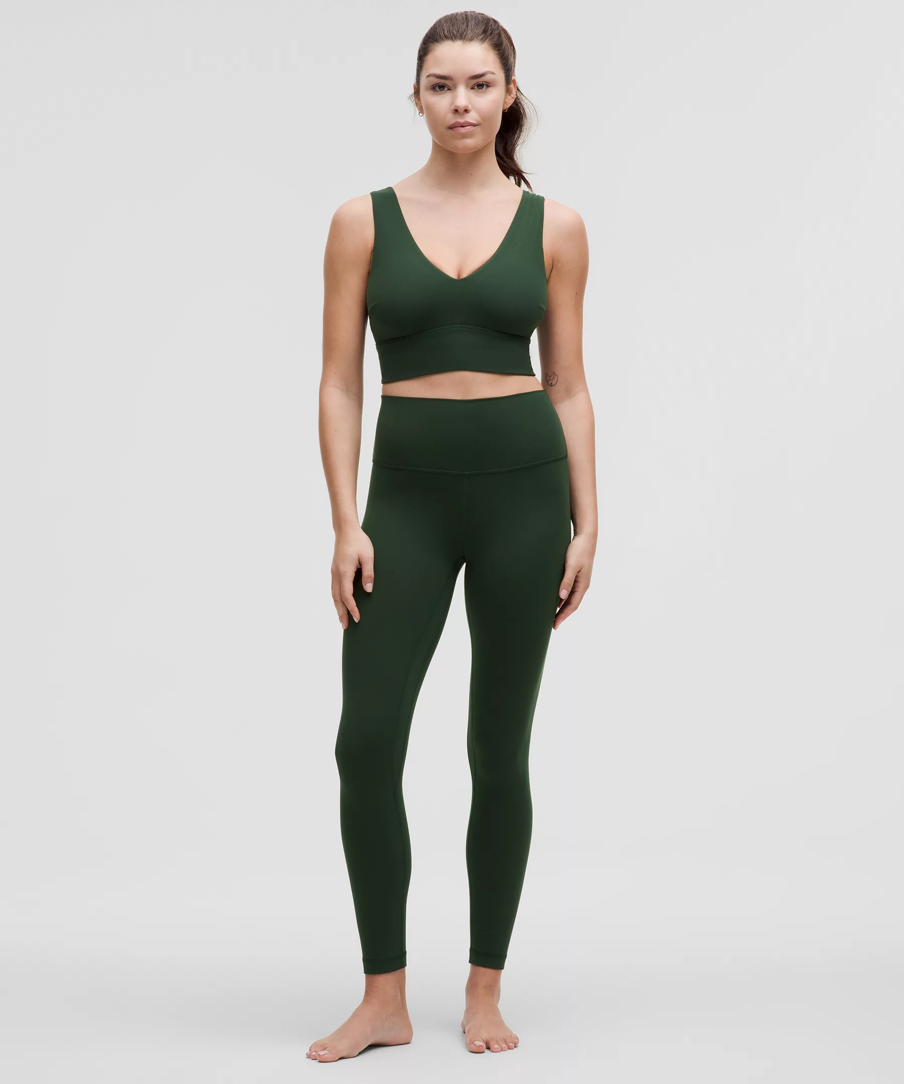 lulu Align V-Neck Bra Light Support, DDD/G Cup