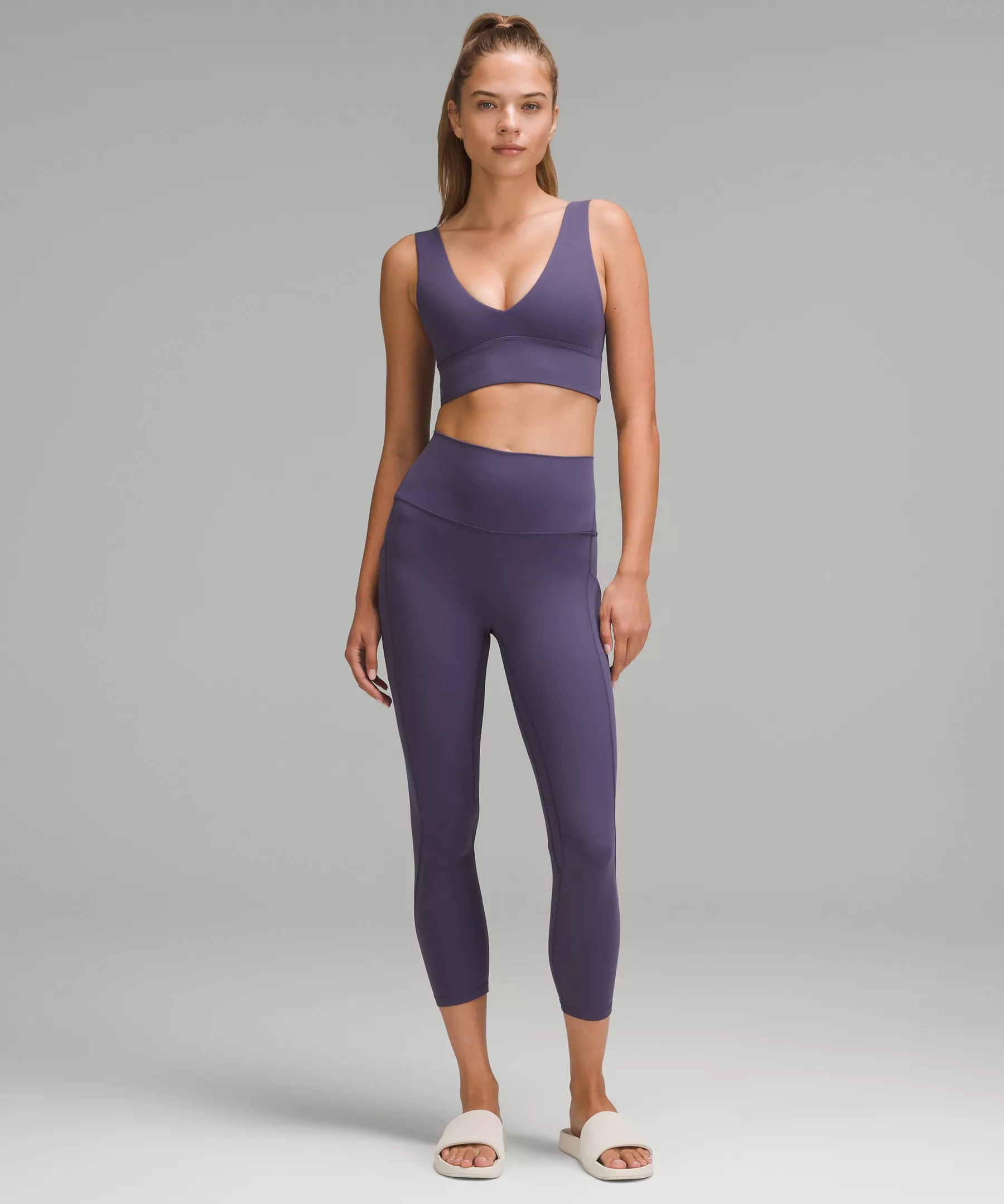 lulu Align V-Neck Bra Light Support, A/B Cup