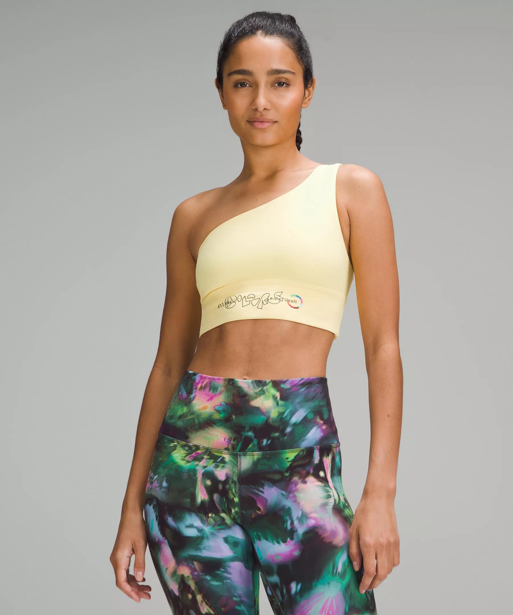 lulu Align Asymmetrical Bra Light Support, A/B Cup Pride