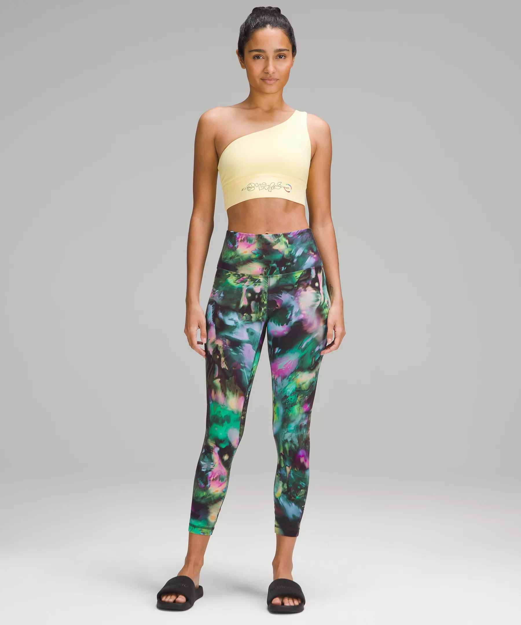 lulu Align Asymmetrical Bra Light Support, A/B Cup Pride