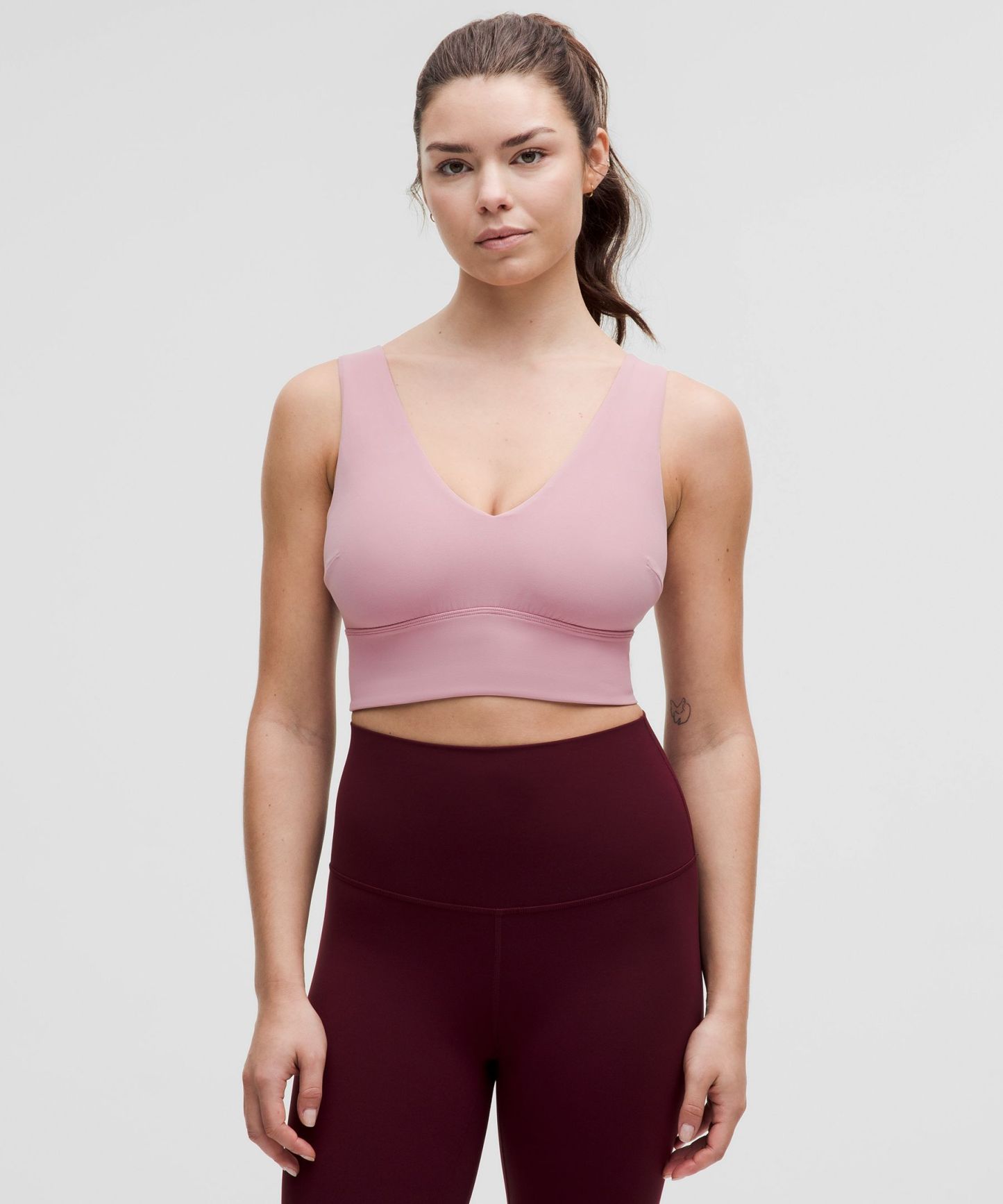 lulu Align V-Neck Bra Light Support, DDD/G Cup
