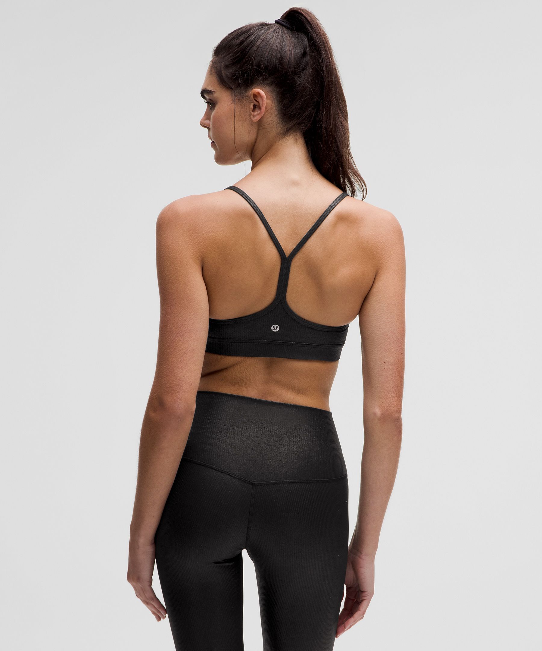 Flow Y Bra Nulu Light Support, Ribbed Shine