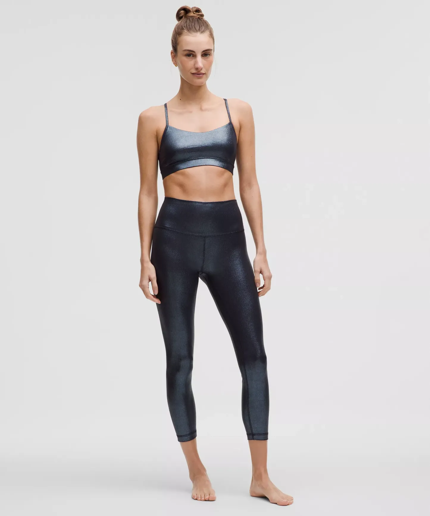 Flow Y Bra Nulu Light Support, Ribbed Shine