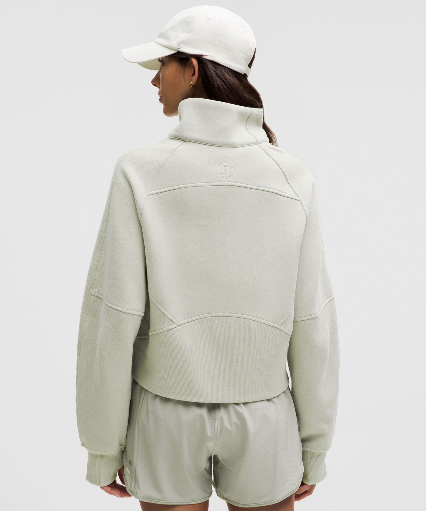 Scuba Oversized Funnel-Neck Half Zip