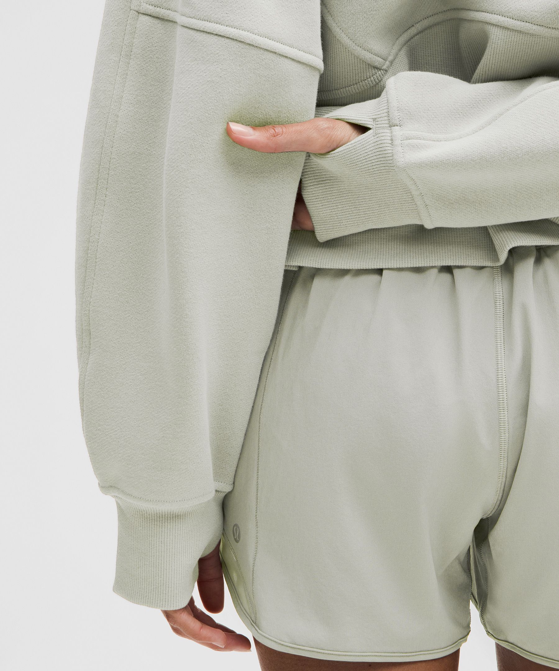 Scuba Oversized Funnel-Neck Half Zip