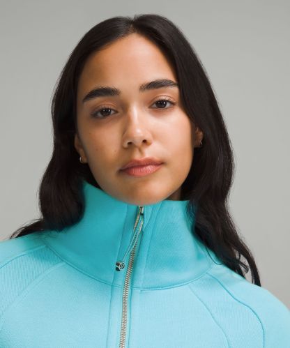 Scuba Oversized Funnel-Neck Half Zip