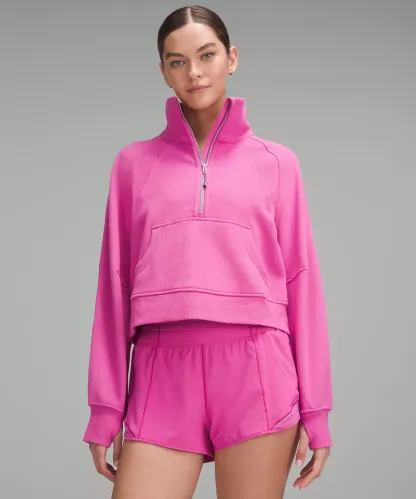 Scuba Oversized Funnel-Neck Half Zip