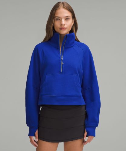 Scuba Oversized Funnel-Neck Half Zip