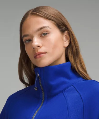Scuba Oversized Funnel-Neck Half Zip