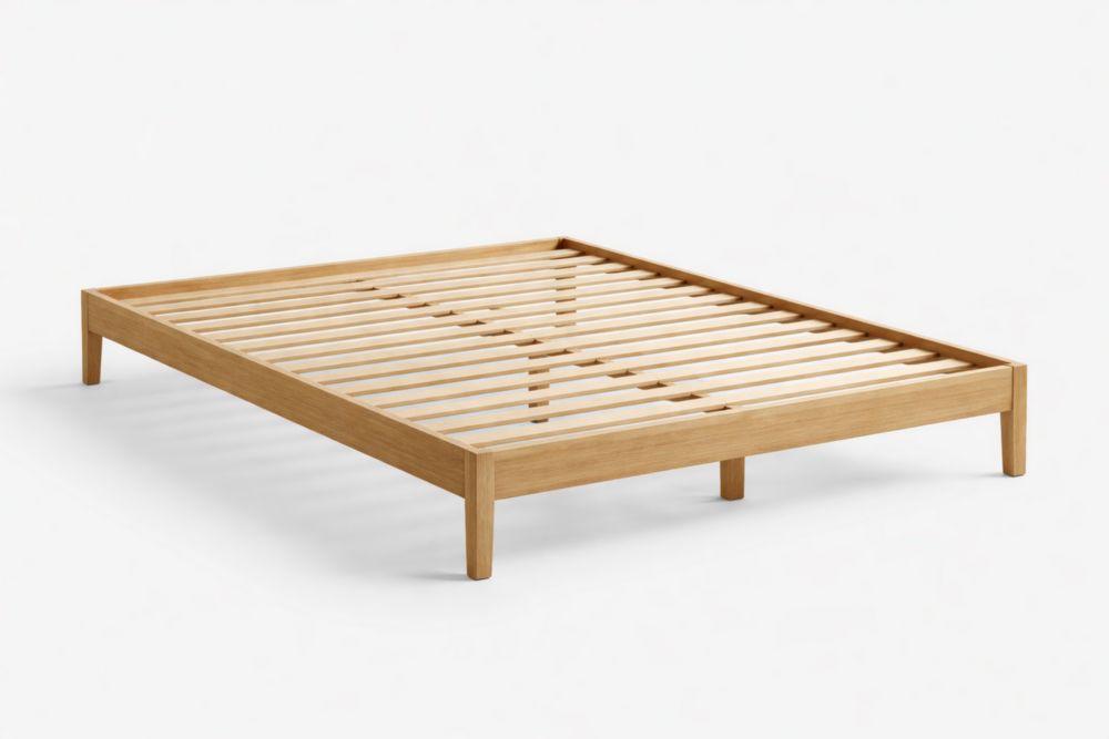 Letto matrimoniale in legno massello 200x160x25 cm