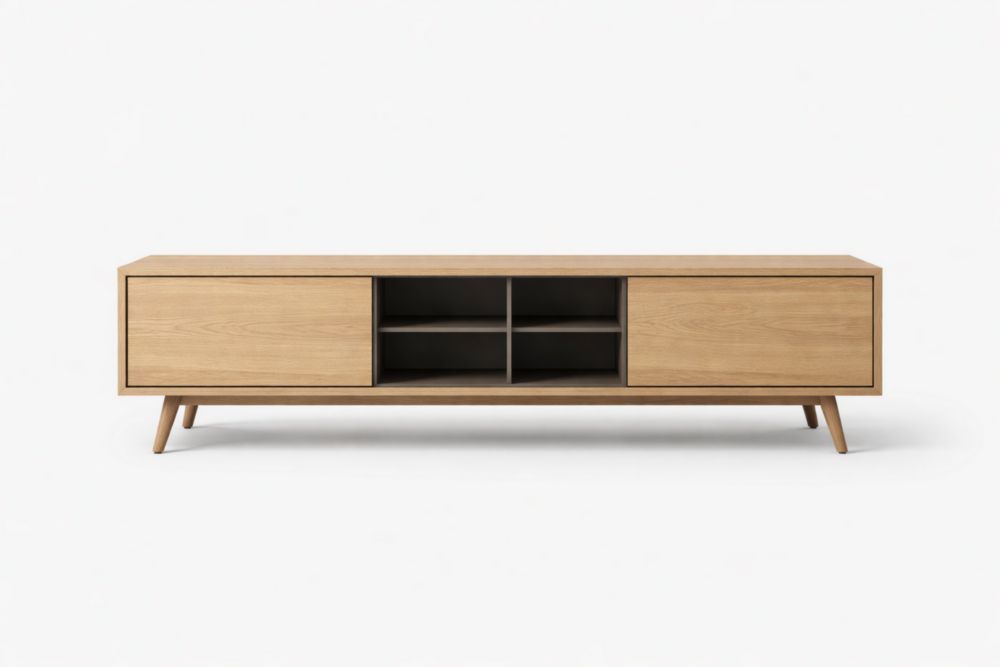 Mobile Porta TV in Legno Rovere 180x45x50cm