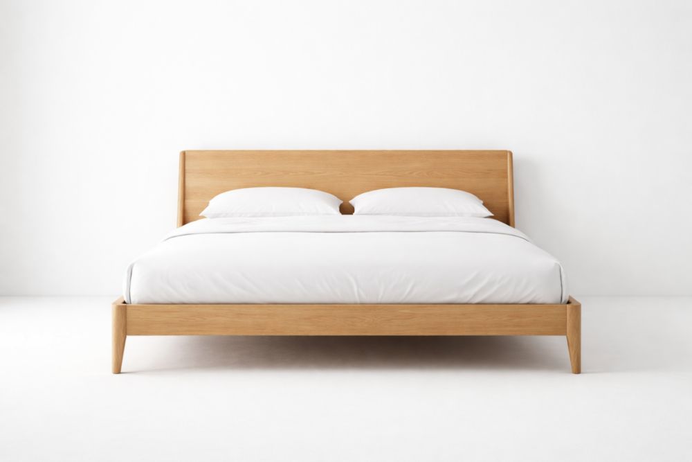 Letto Matrimoniale Legno Quercia